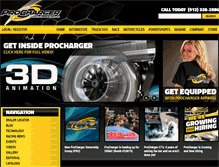 Tablet Screenshot of procharger.com